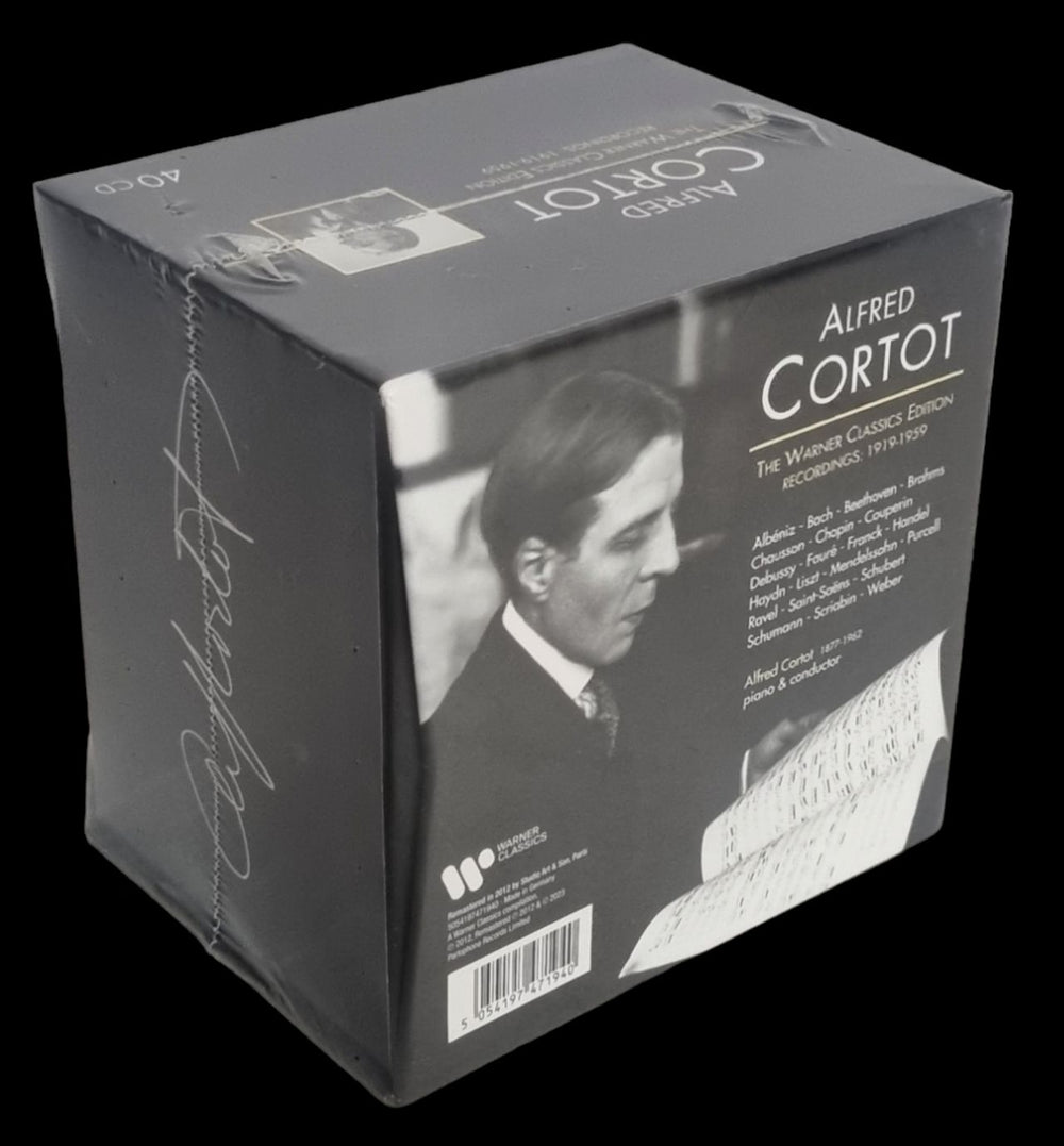 Alfred Cortot The Warner Classics Edition: Recordings 1919-1959 - Sealed UK CD Album Box Set H8FDXTH814607