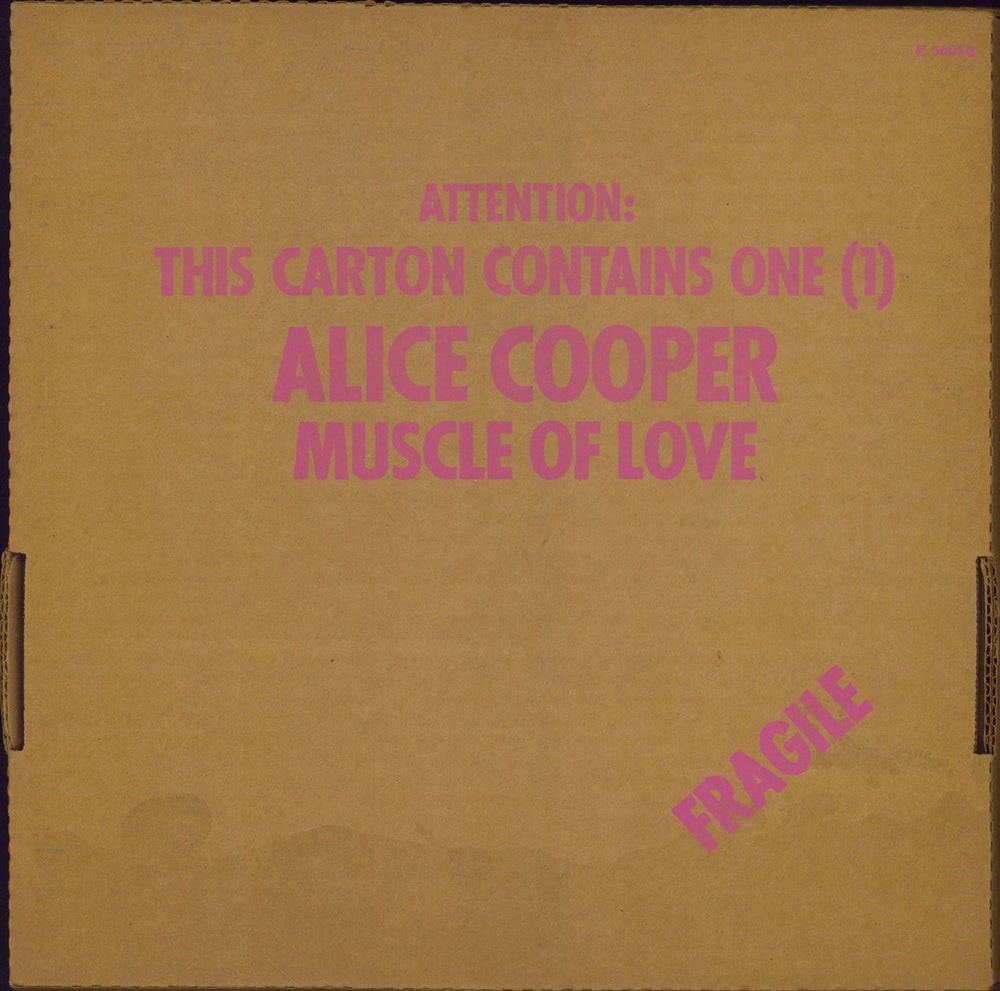 Alice Cooper Muscle Of Love - Cardboard Box - VG UK vinyl LP album (LP record)