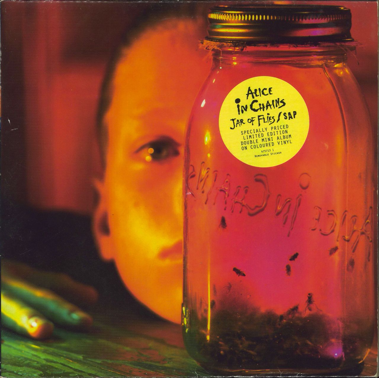 Alice In Chains Jar Of Flies / Sap - Blue & Yellow Vinyl UK 2