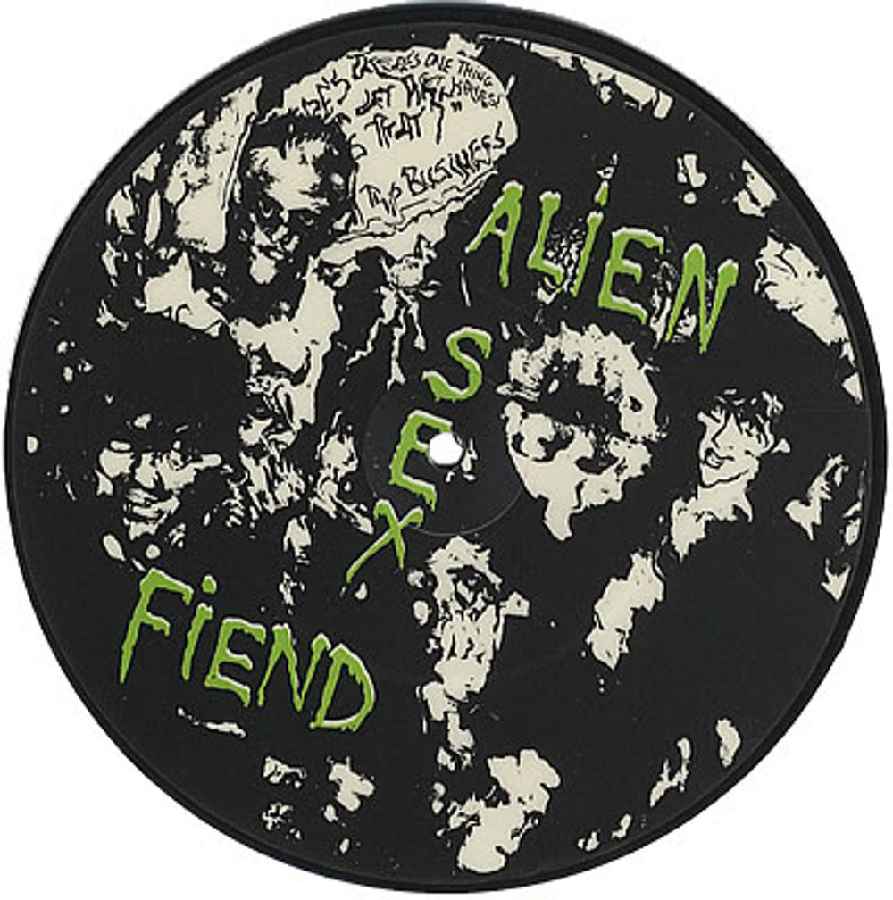 Alien Sex Fiend Dead And Buried UK 7" vinyl picture disc (7 inch picture disc single) PANA23