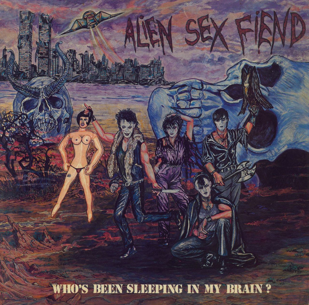 Alien Sex Fiend Who's Been Sleeping In My Brain? - EX US vinyl LP album (LP record) EMC-8002