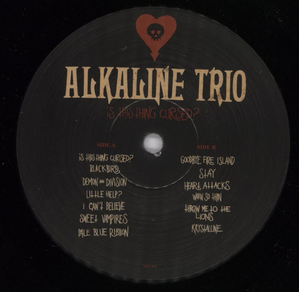 Alkaline Trio Is This Thing Cursed? UK vinyl LP album (LP record) AKTLPIS829224