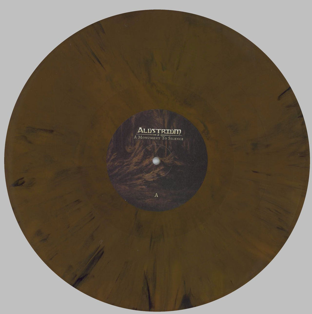 Alustrium A Monument To Silence - Brown Burst Vinyl US 2-LP vinyl record set (Double LP Album) 61U2LAM827466