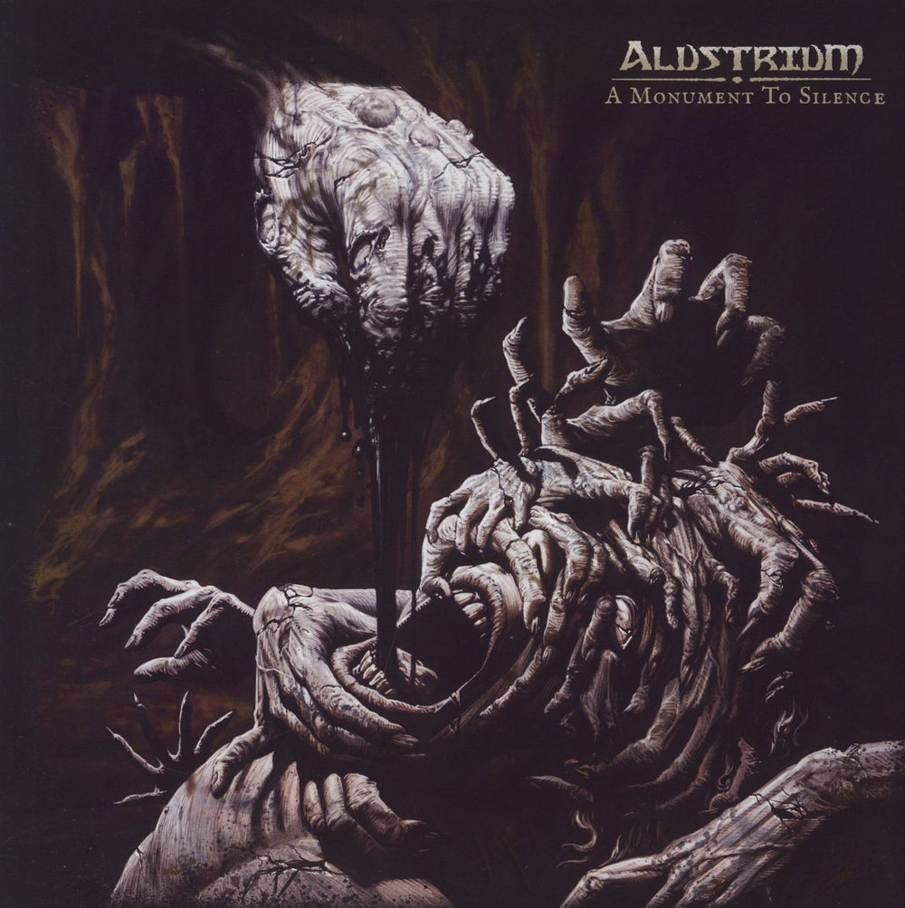 Alustrium A Monument To Silence - Brown Burst Vinyl US 2-LP vinyl record set (Double LP Album) ULR308