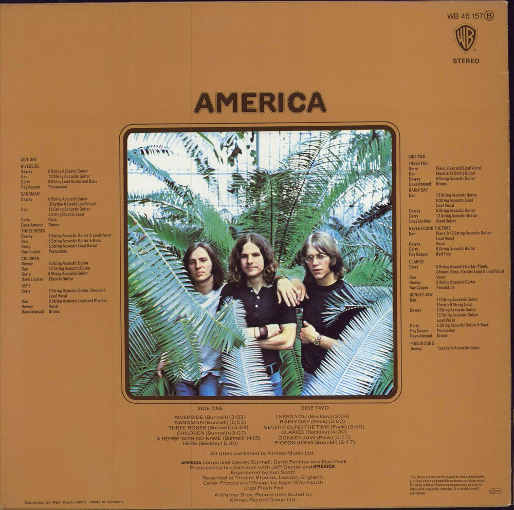 America America - hypesticker German vinyl LP album (LP record)