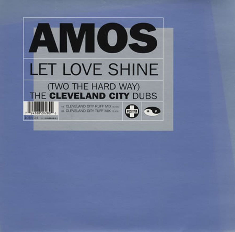 Amos Let Love Shine UK 10" vinyl single (10 inch record) 10TIV-24