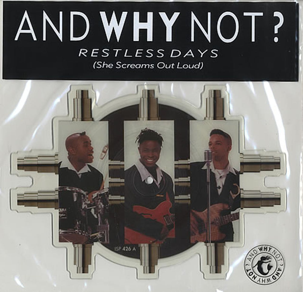 And Why Not? Restless Days (She Screams Out Loud) UK shaped picture disc (picture disc vinyl record) ISP426