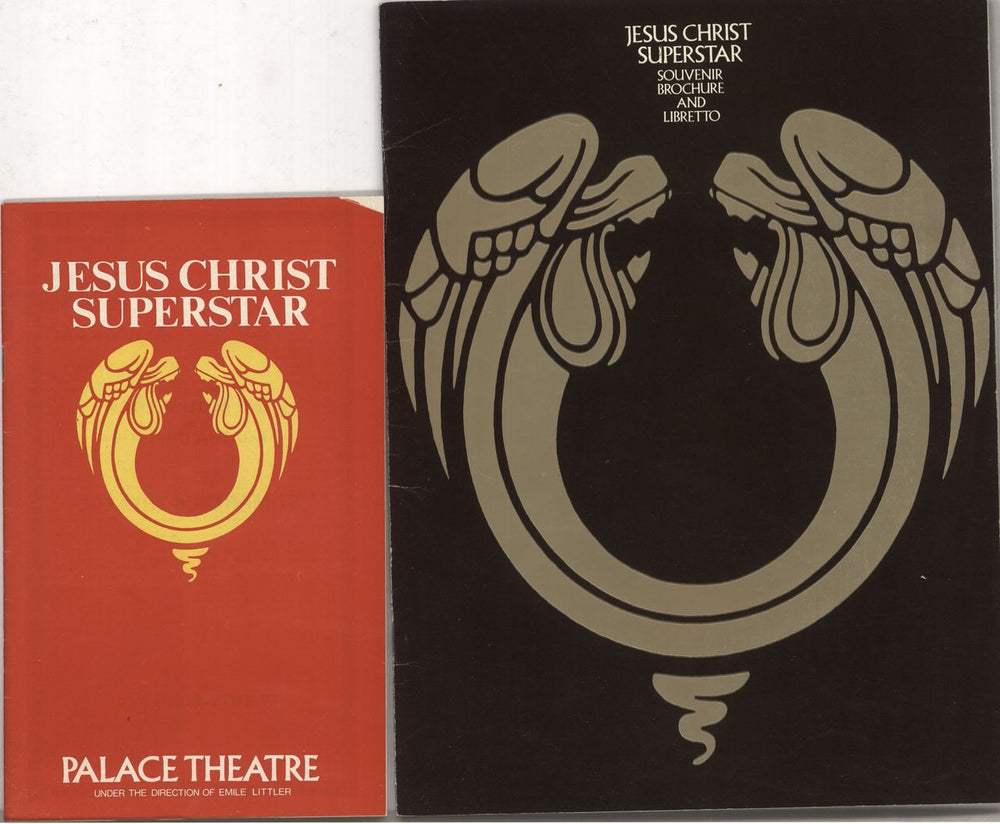 Andrew Lloyd Webber & Tim Rice Jesus Christ Superstar + Palace Theatre Programme UK tour programme THEATRE PROGRAMME