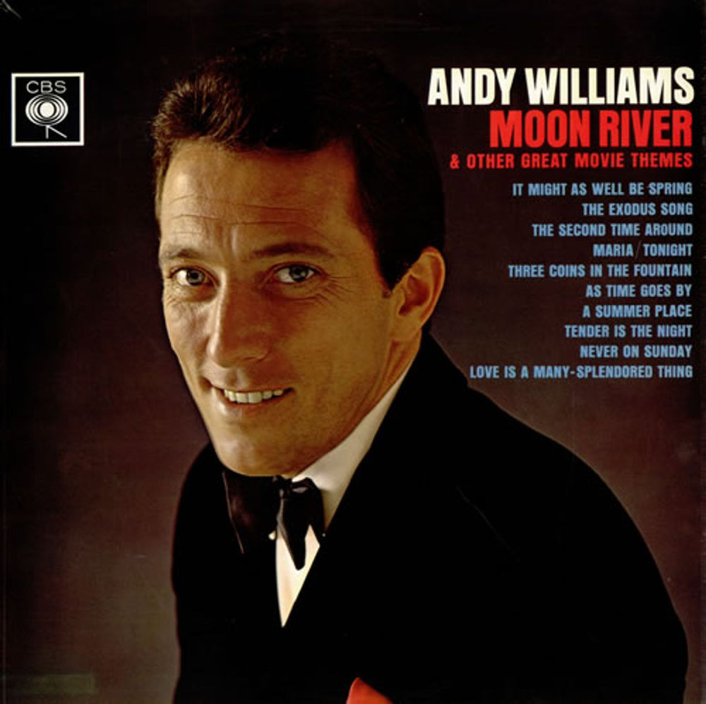 Andy Williams Moon River And Other Great Movie Themes - 1st UK vinyl LP album (LP record) BPG62177