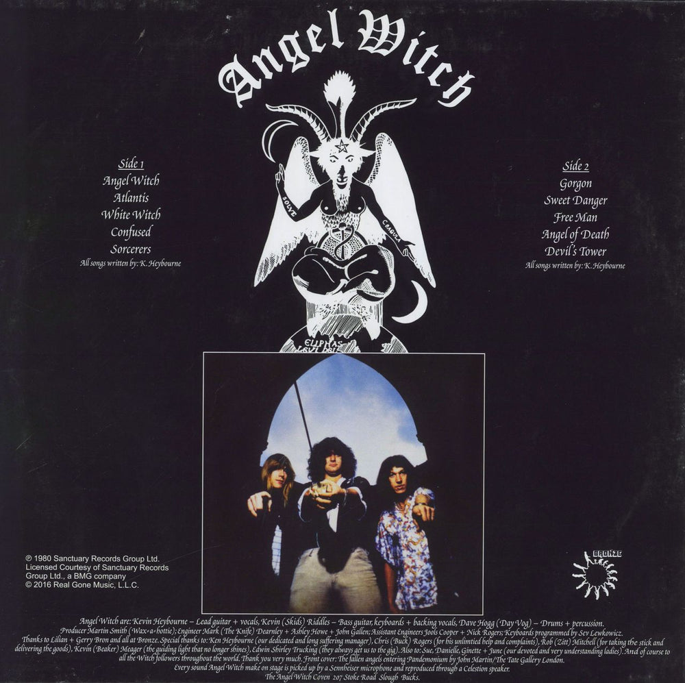 Angel Witch Angel Witch - Flame Marble Vinyl US vinyl LP album (LP record)