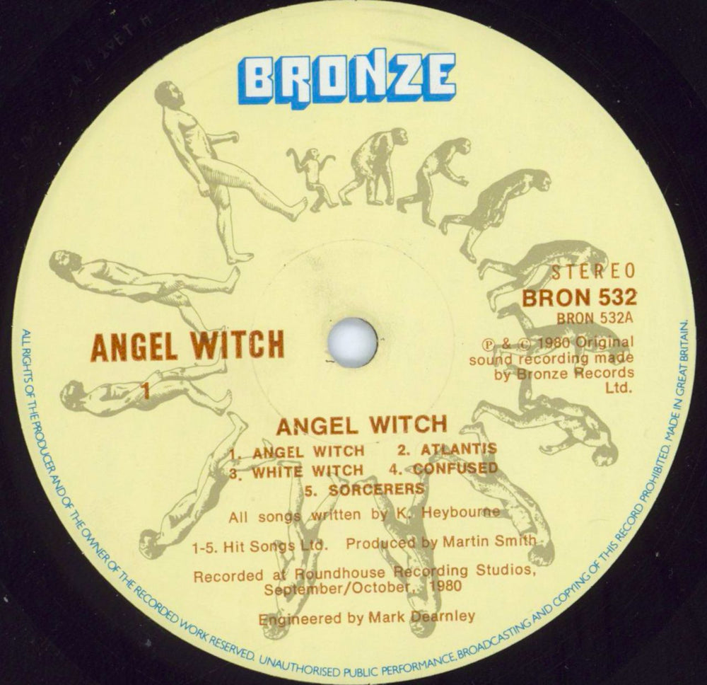 Angel Witch Angel Witch UK vinyl LP album (LP record) AGWLPAN813999