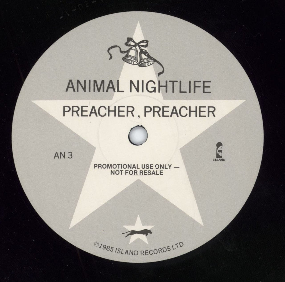 Animal Nightlife Preacher, Preacher UK Promo 12" vinyl single (12 inch record / Maxi-single) AN3