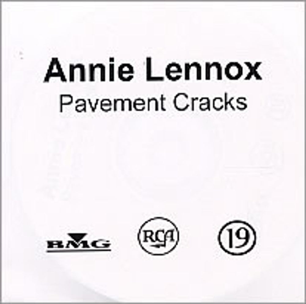 Annie Lennox Pavement Cracks UK Promo CD-R acetate CDR ACETATE