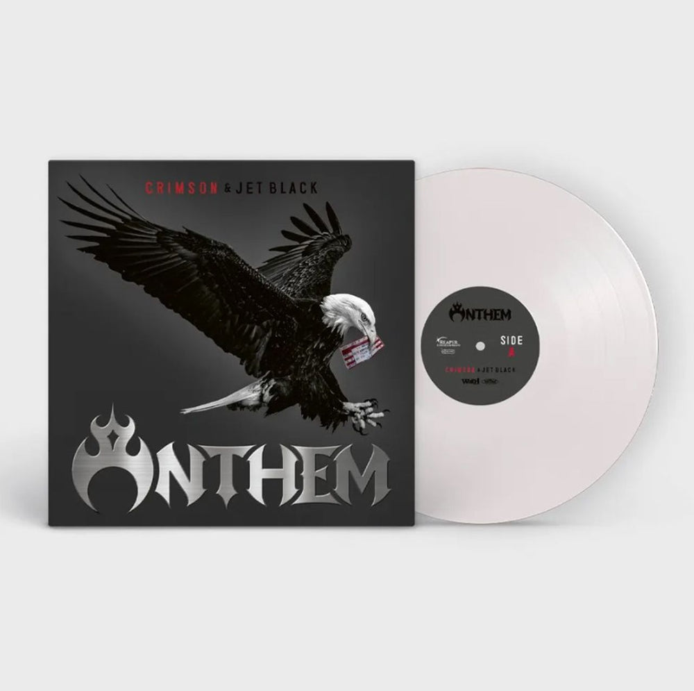 Anthem Crimson & Jet Black - White Vinyl - Sealed UK vinyl LP album (LP record) REAPER047