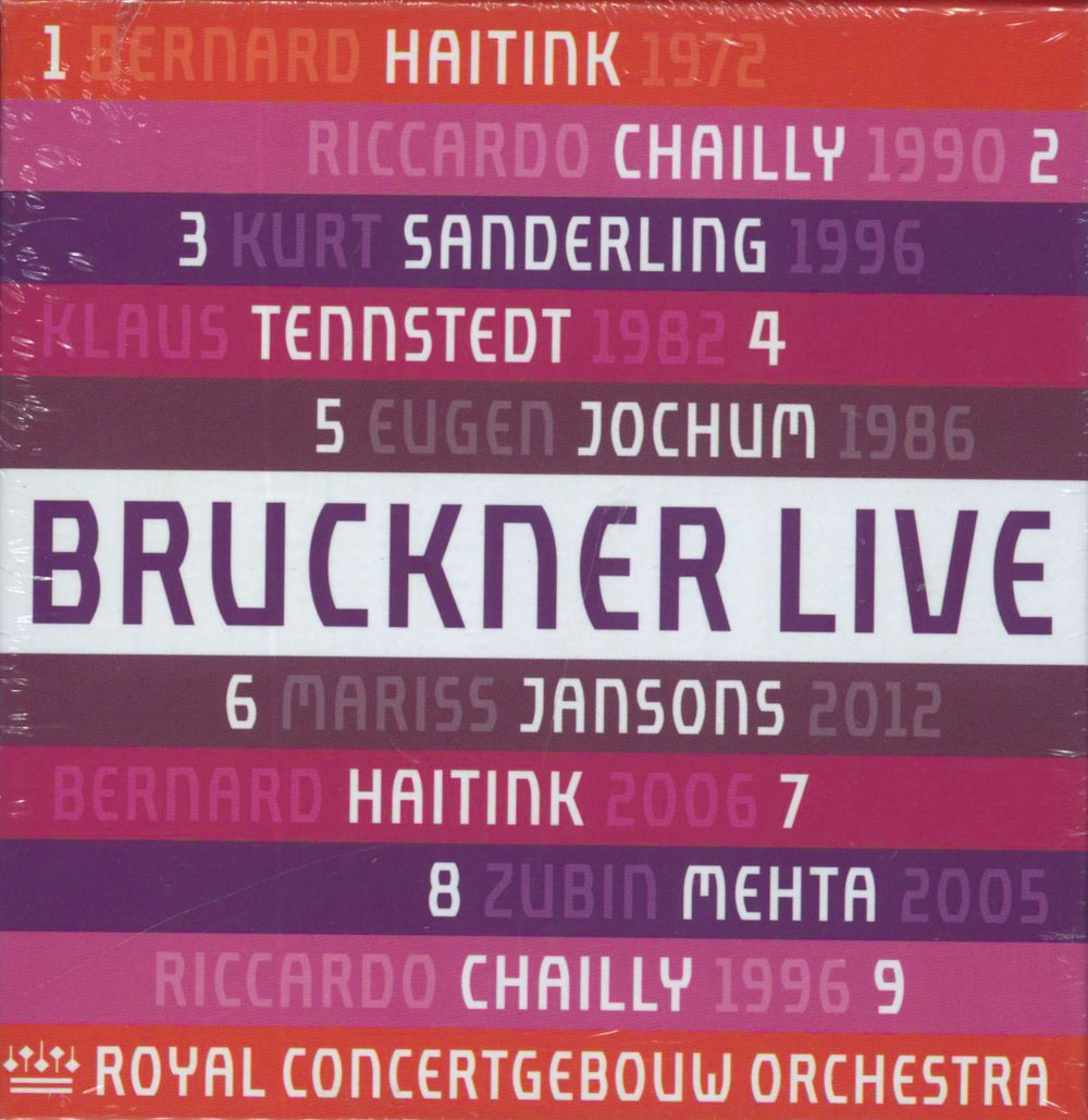 Anton Bruckner Symphonies 1-9 - Sealed Dutch CD Album Box Set