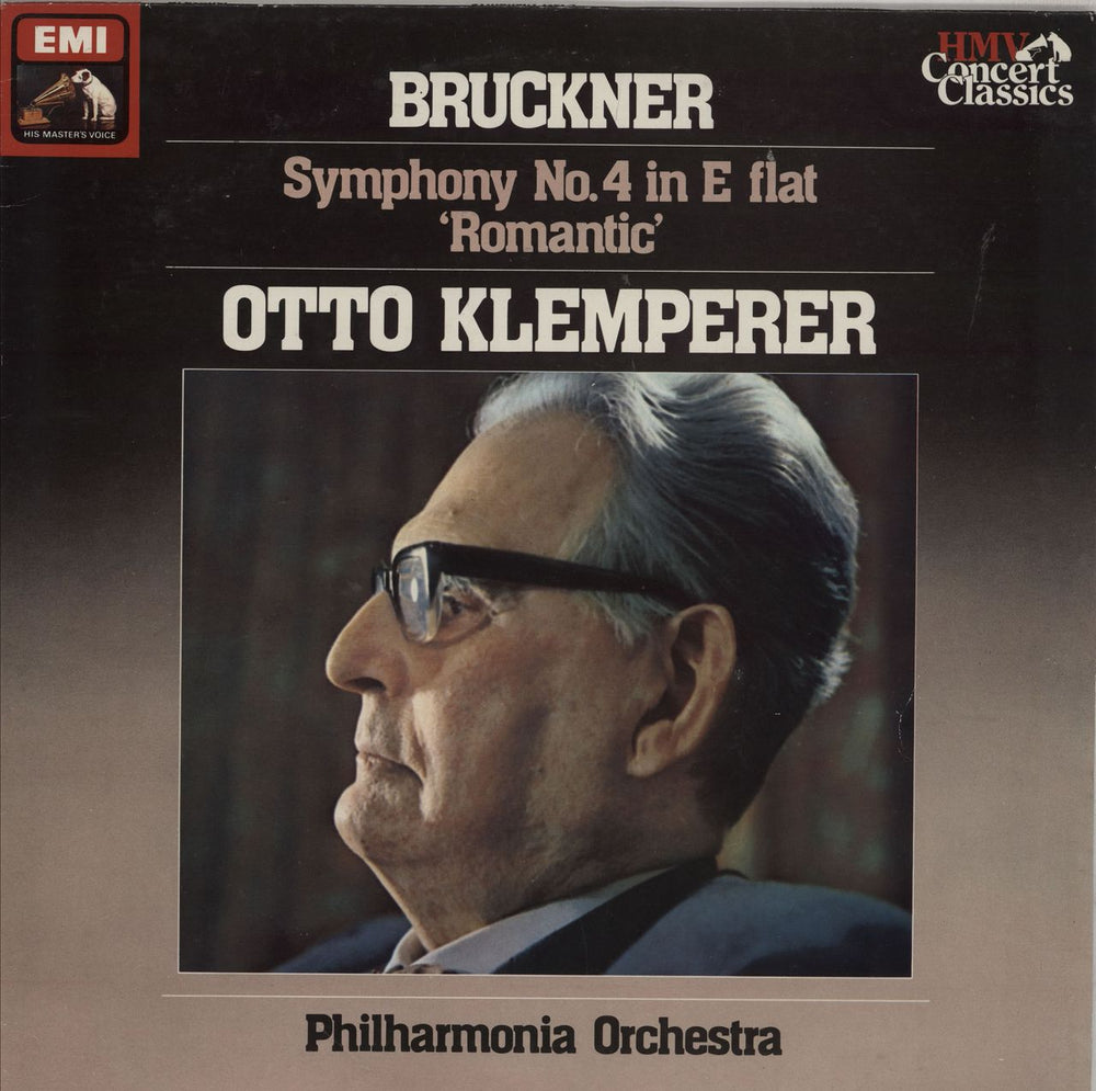 Anton Bruckner Symphony No. 4 ('Romantic') UK vinyl LP album (LP record) SXLP30167