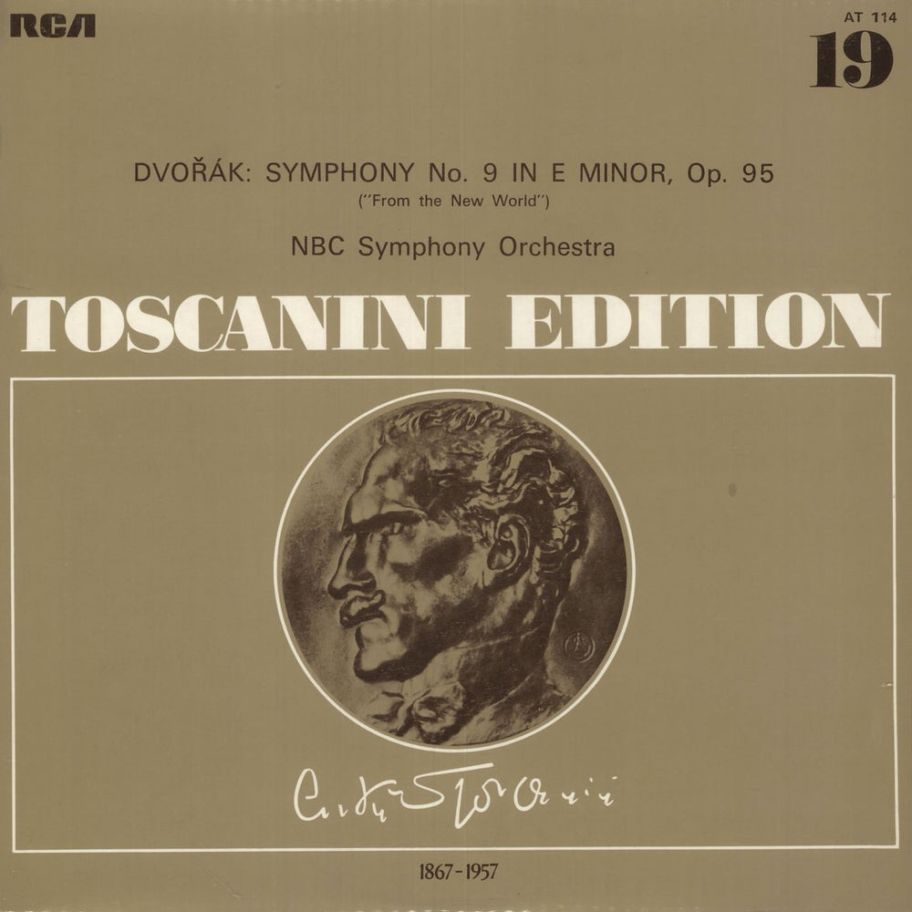 Antonín Dvorák Dvorák: Symphony No. 5 In E Minor, Op. 95 "From The New World" UK vinyl LP album (LP record) AT114