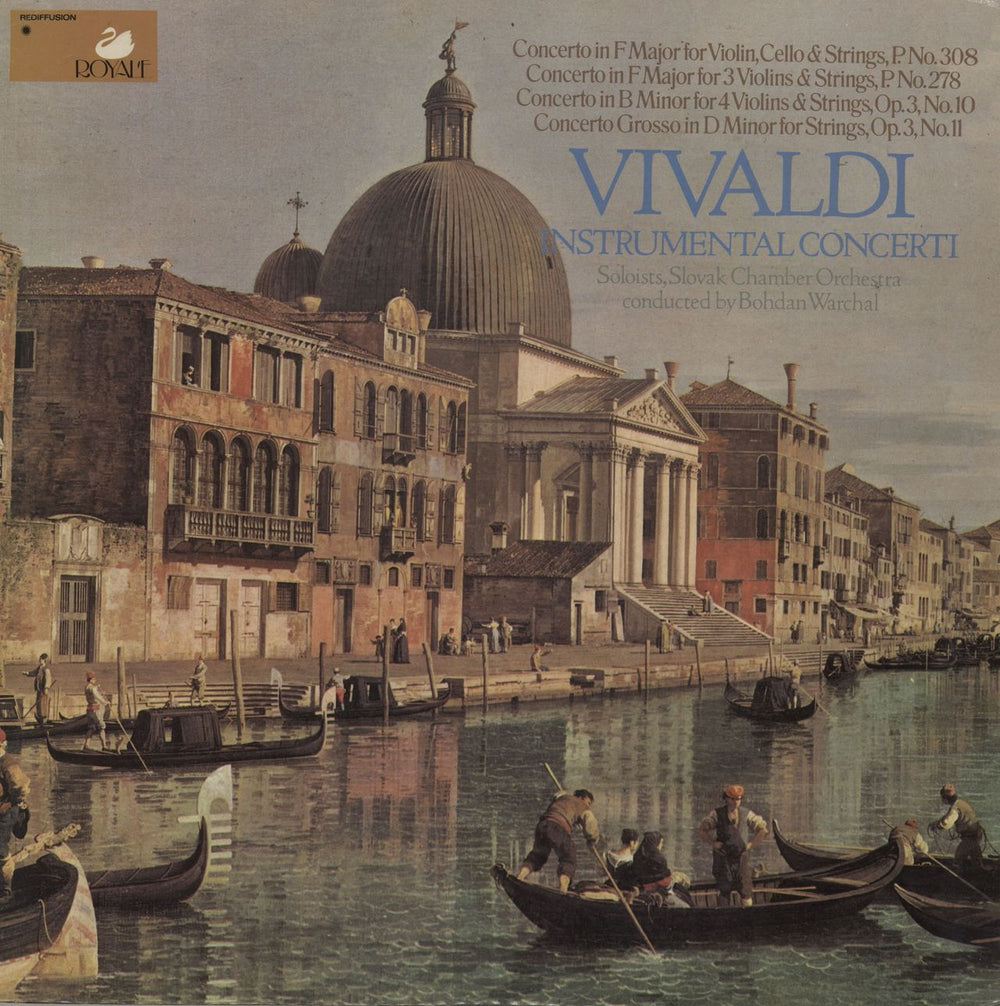 Antonio Vivaldi Instrumental Concerti UK vinyl LP album (LP record) ROY2010