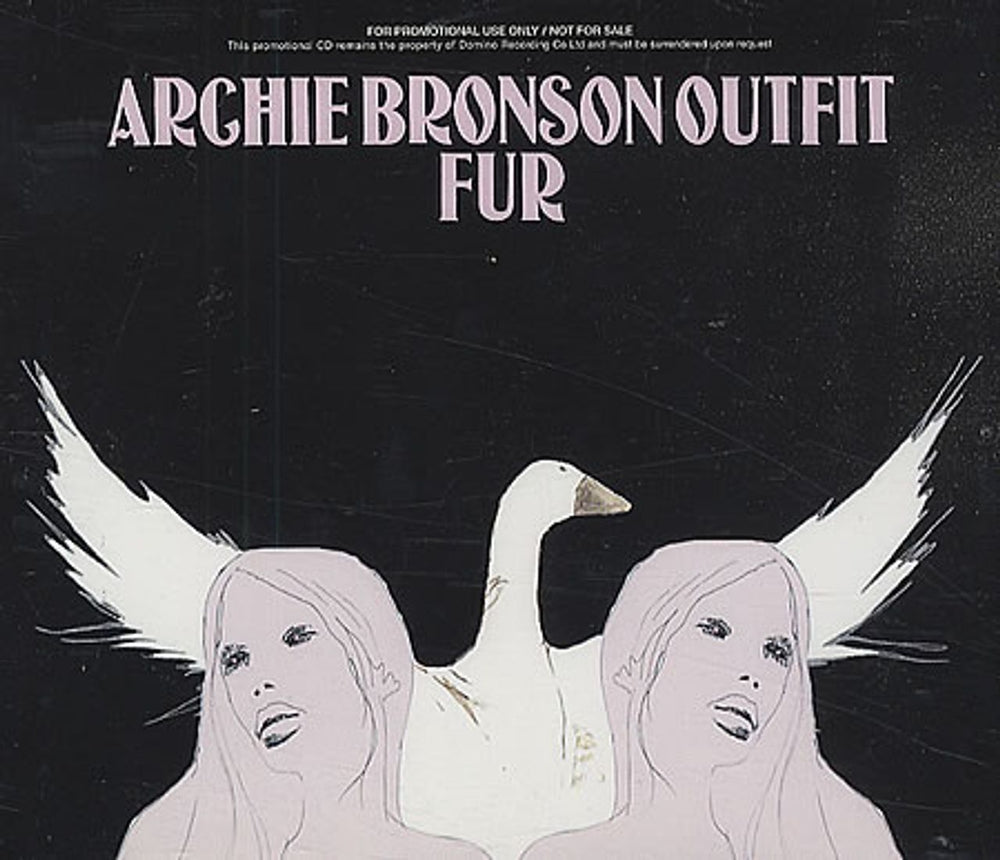 Archie Bronson Outfit Fur UK Promo CD album (CDLP) WIGCD143P