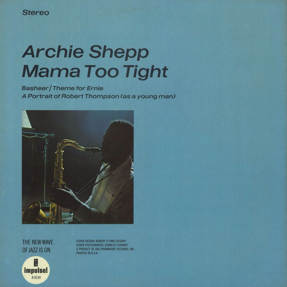 Archie Shepp Mama Too Tight French vinyl LP album (LP record)