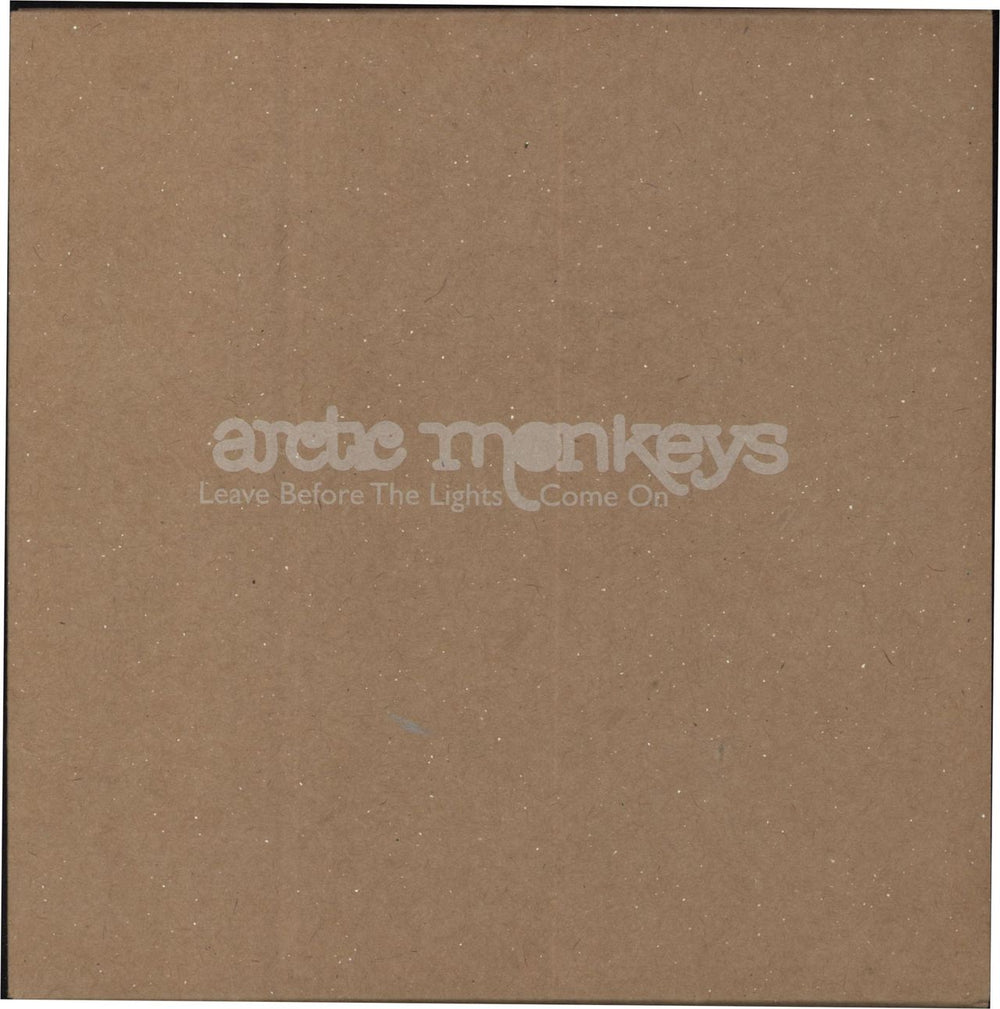 Arctic Monkeys Leave Before The Lights Come On UK 7" vinyl single (7 inch record / 45) RUG236