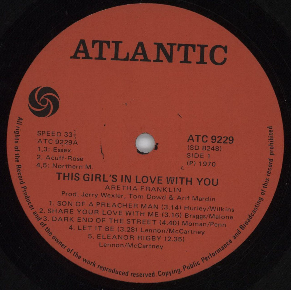 Aretha Franklin This Girl's In Love With You - Stickered Shrink South African vinyl LP album (LP record) ARELPTH804797