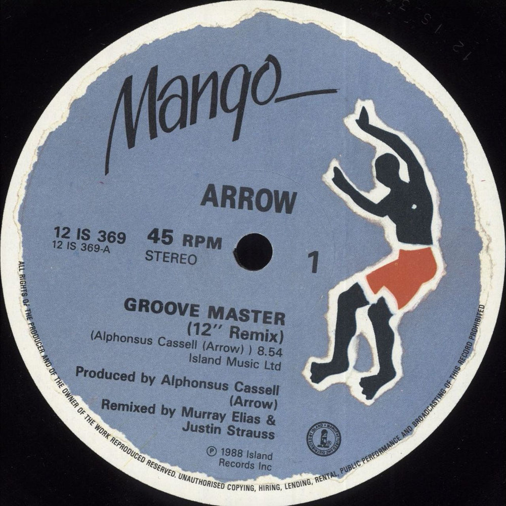 Arrow Groove Master UK 12" vinyl single (12 inch record / Maxi-single) 12IS369