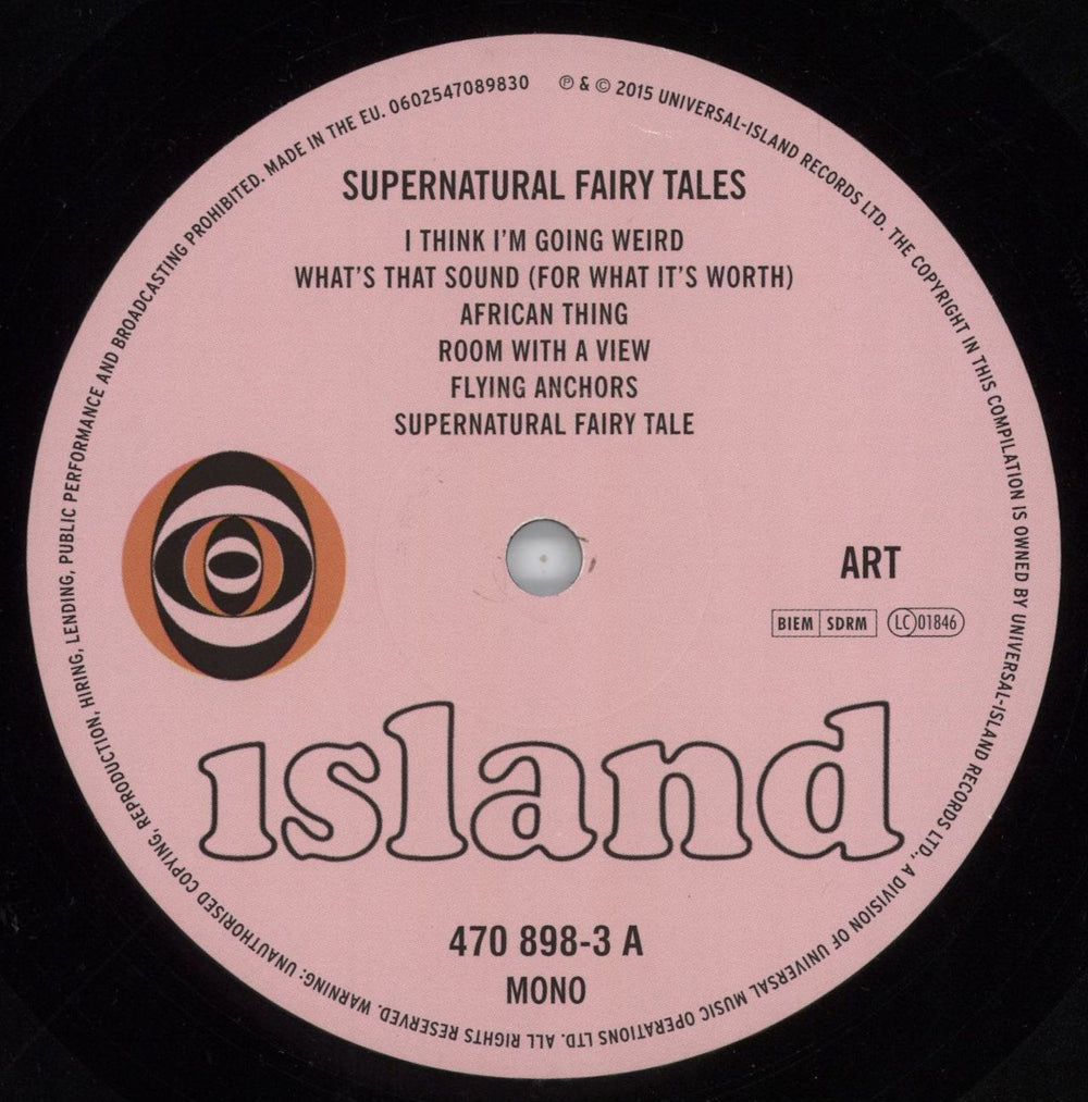 Art Supernatural Fairy Tales UK vinyl LP album (LP record) AR7LPSU796112