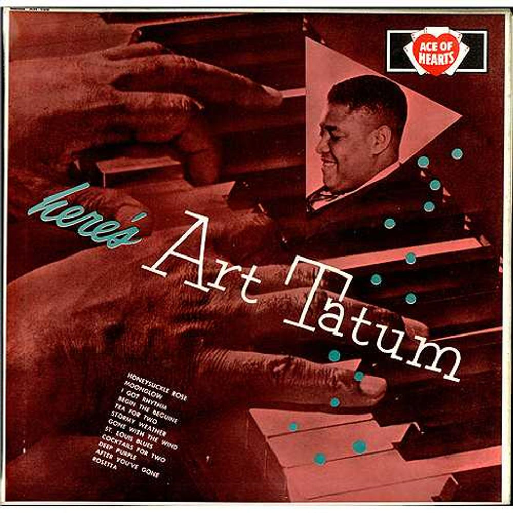 Art Tatum Here's Art Tatum UK vinyl LP album (LP record) AH109