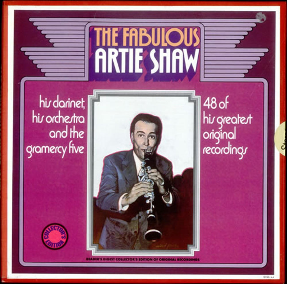 Artie Shaw The Fabulous Artie Shaw UK Vinyl Box Set GEAS-4A/S1/S4