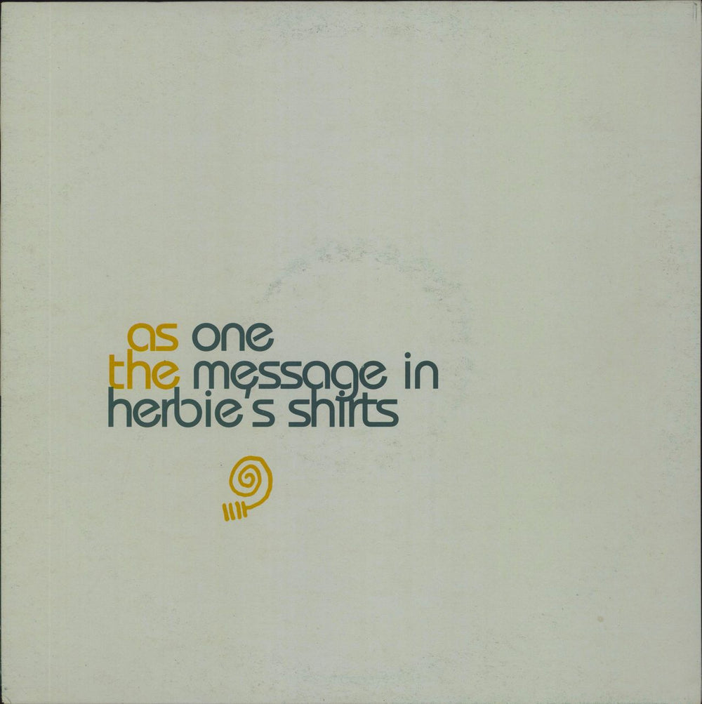 As One The Message In Herbie's Shirts UK 2-LP vinyl record set (Double LP Album) CLR417