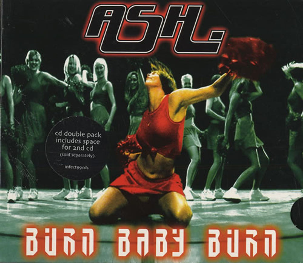 Ash Burn Baby Burn UK 2-CD single set (Double CD single) INFECT99CDS/X