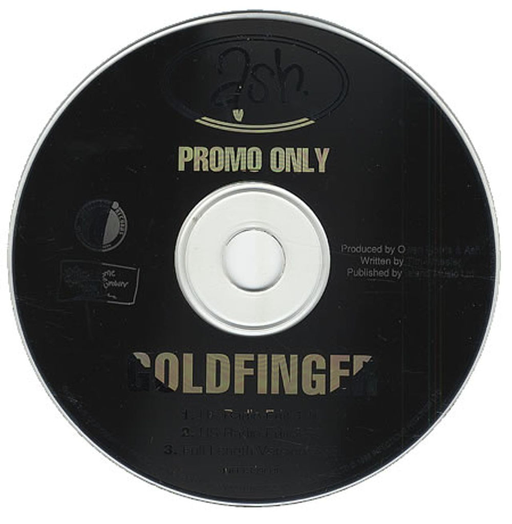 Ash Goldfinger UK Promo CD single (CD5 / 5") INFECT39CDP