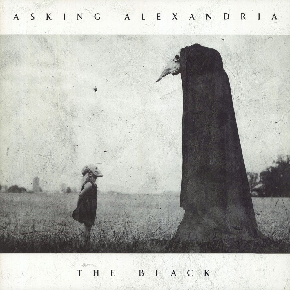 Asking Alexandria The Black - Blue Transparent Vinyl UK 2-LP vinyl record set (Double LP Album) SUM659