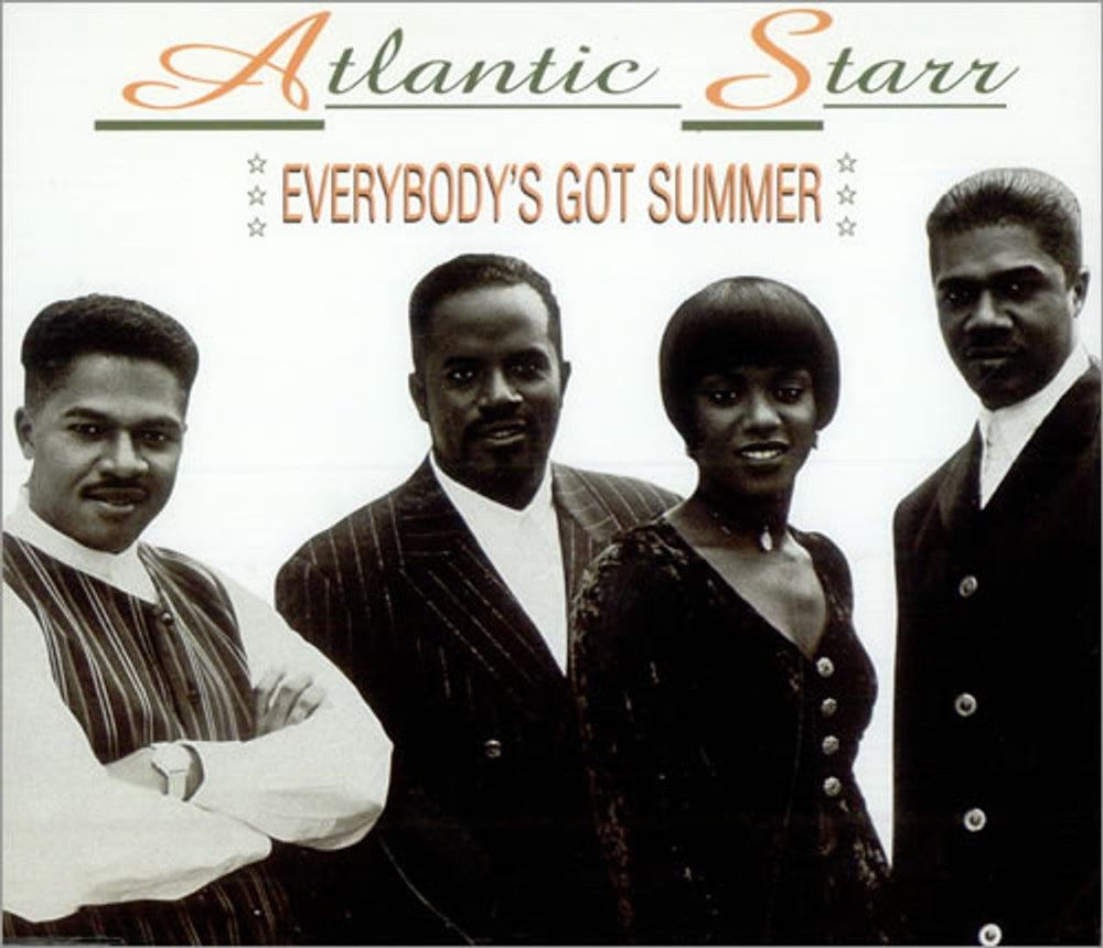 Atlantic Starr Everybody's Got Summer UK CD single (CD5 / 5") 74321228072