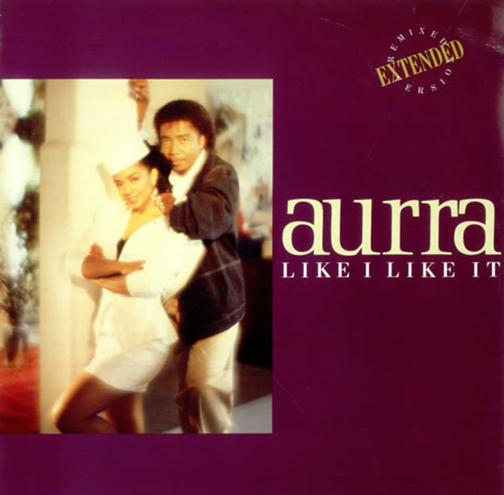 Aurra Like I Like It - Extended Remix Version UK 12" vinyl single (12 inch record / Maxi-single) TENT126