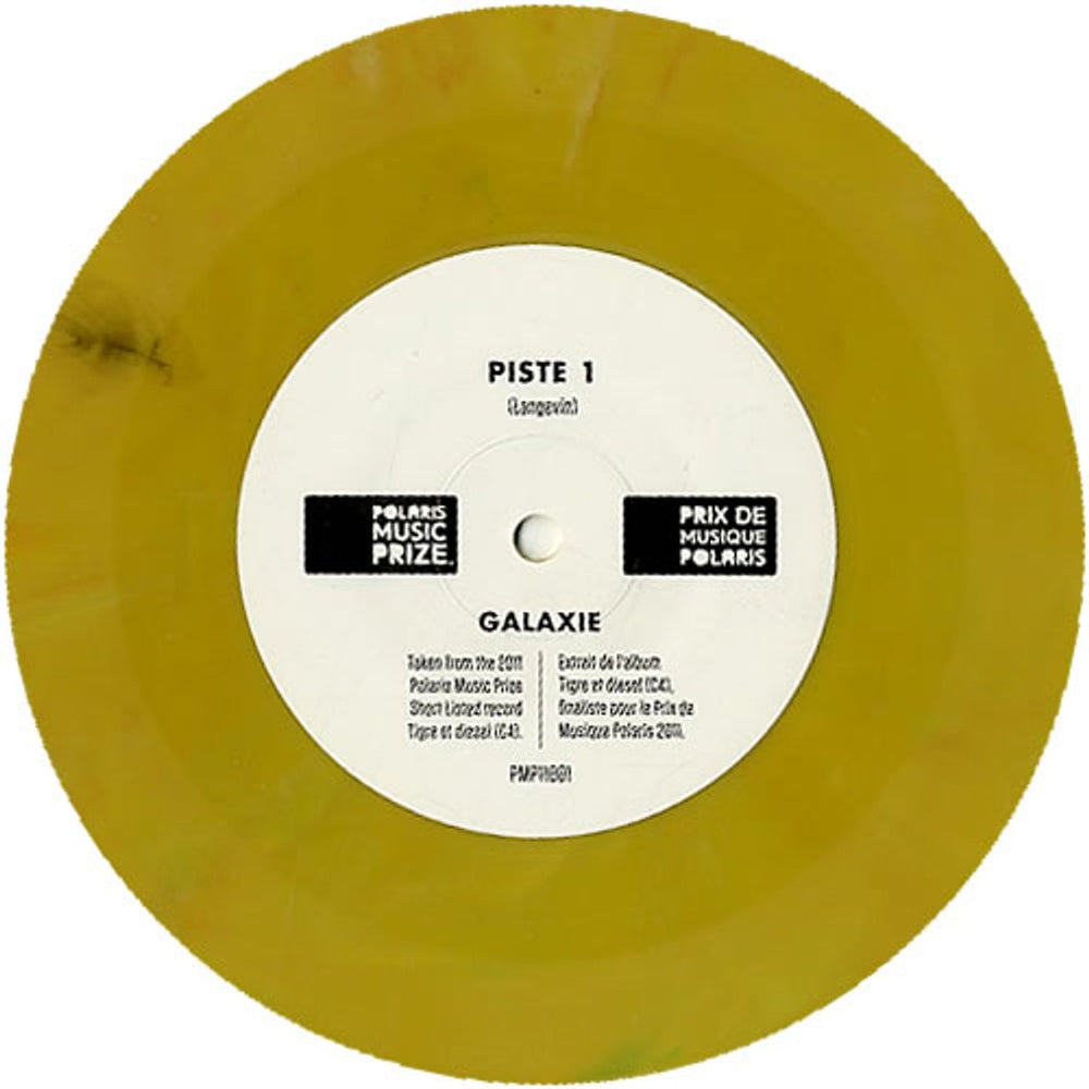 Austra Lose It - Yellow Marble vinyl Canadian Promo 7" vinyl single (7 inch record / 45) G2107LO629200