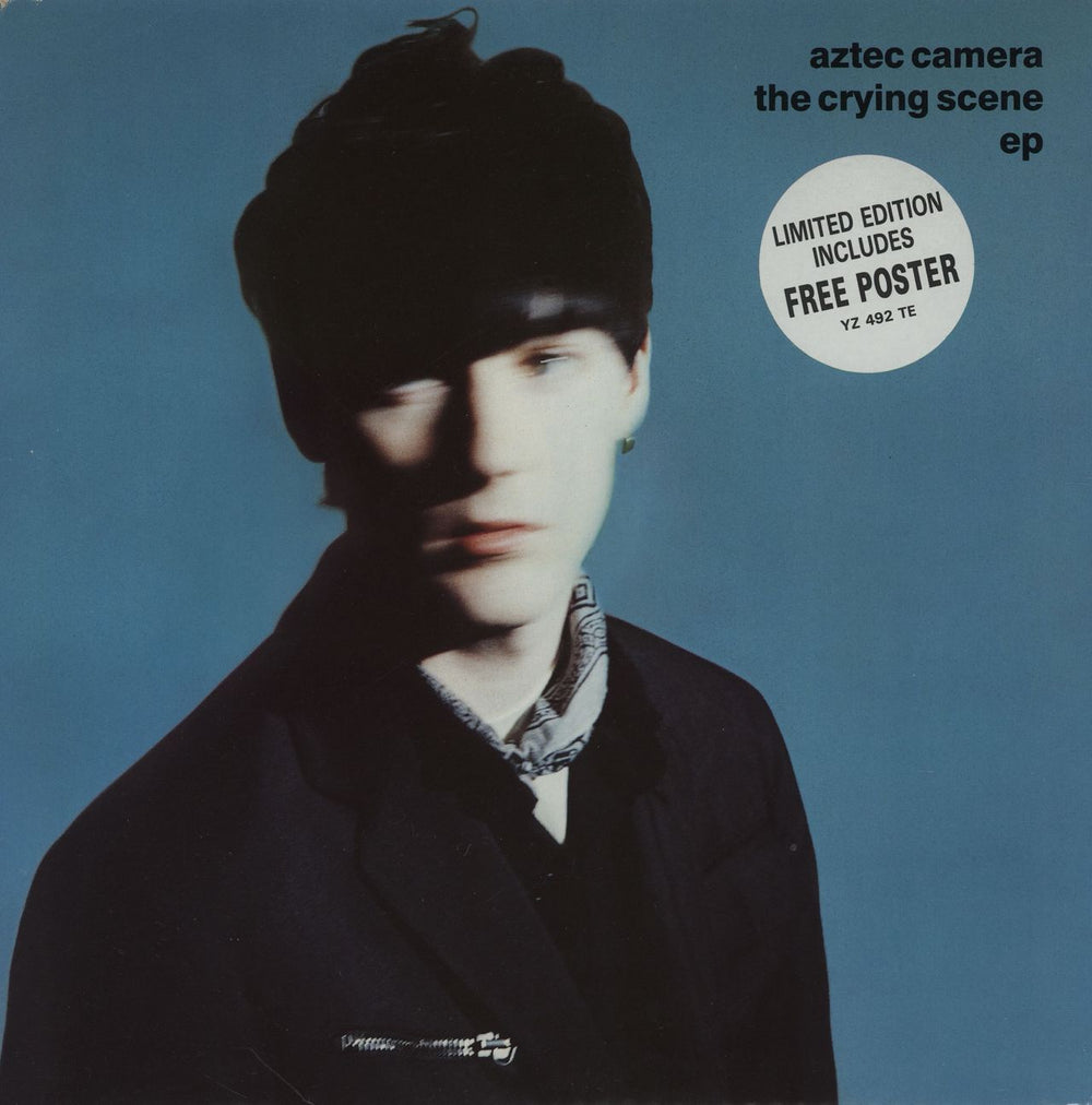 Aztec Camera The Crying Scene EP + Poster UK 10" vinyl single (10 inch record) YZ492TE