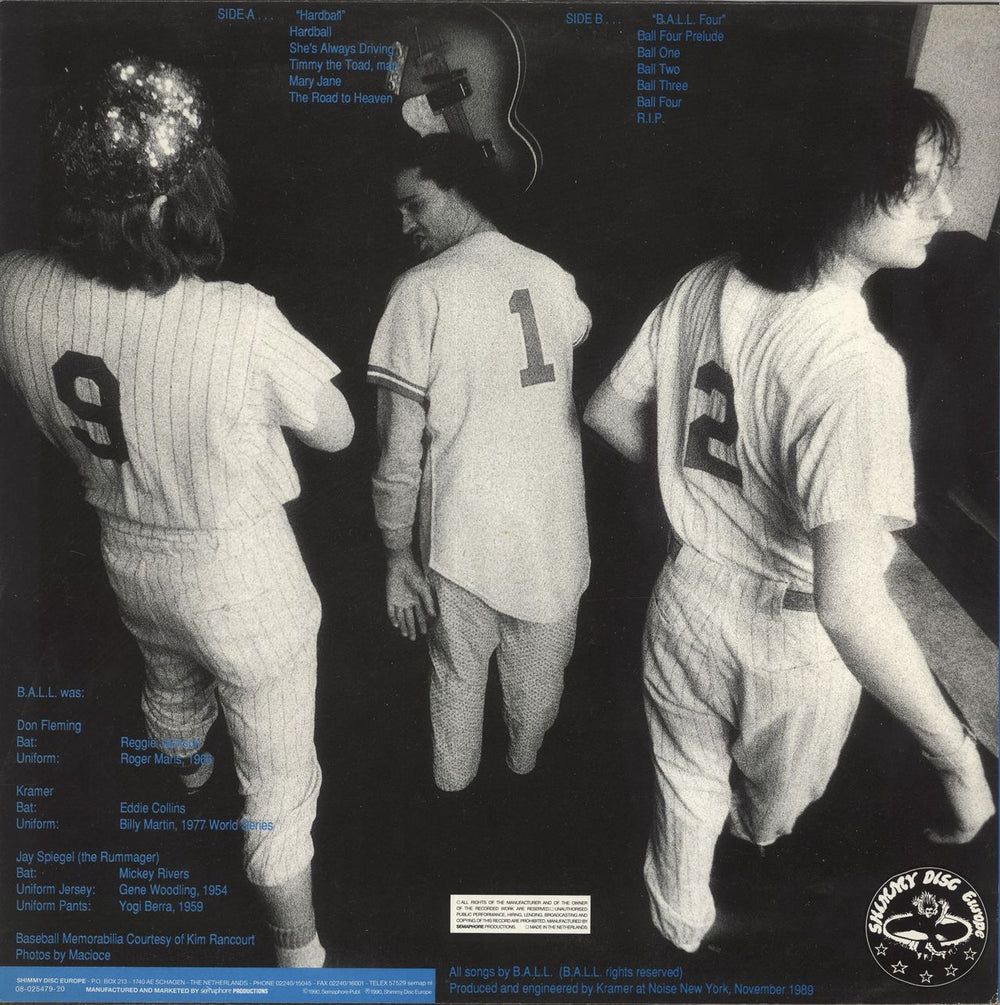 B.A.L.L. Four: Hardball Dutch vinyl LP album (LP record)