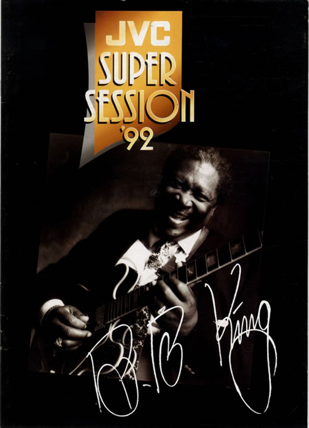 B B King JVC Super Session '92 UK tour programme TOUR PROGRAMME