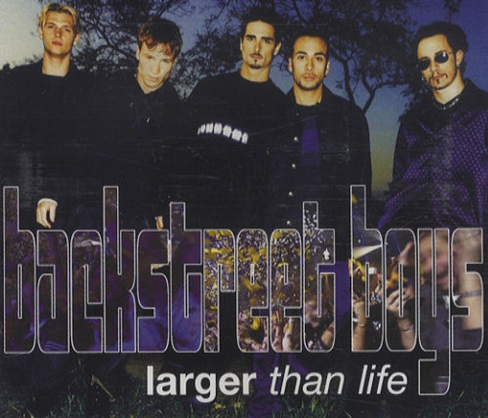 Backstreet Boys Larger Than Life UK CD single (CD5 / 5") 0550562