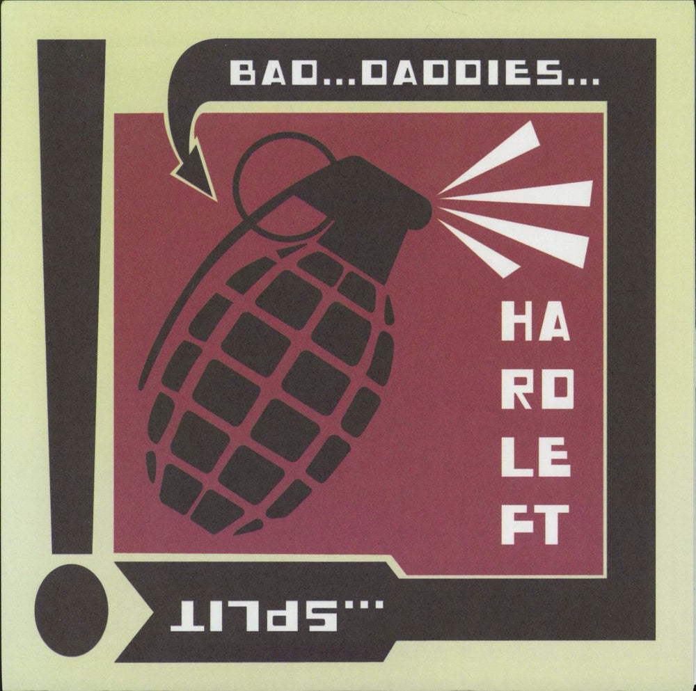 Bad Daddies Split EP - Purple Vinyl US 7" vinyl single (7 inch record / 45) ER-12