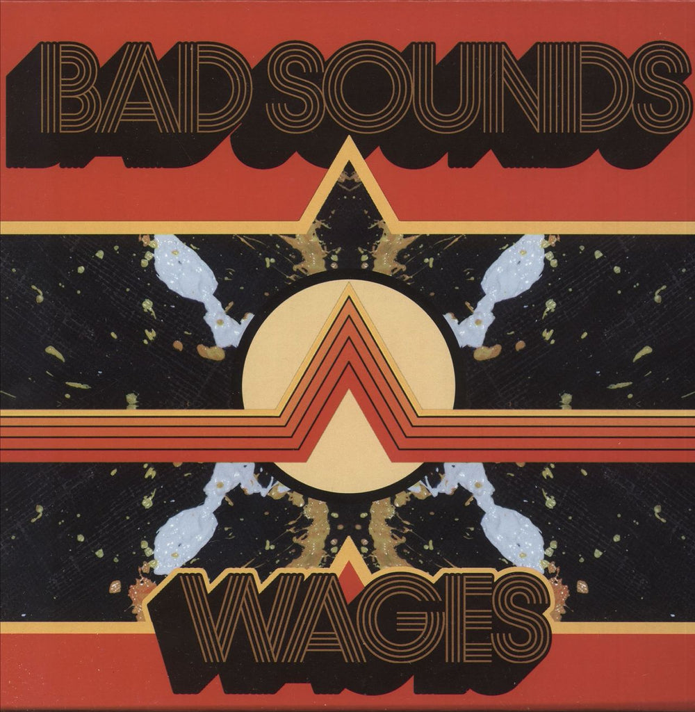 Bad Sounds Wages - Yellow Vinyl UK 7" vinyl single (7 inch record / 45) BADWS7001