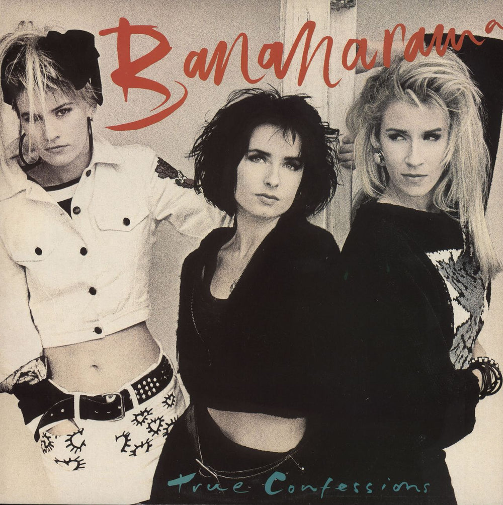 Bananarama True Confessions + Insert UK vinyl LP album (LP record) RAMA3