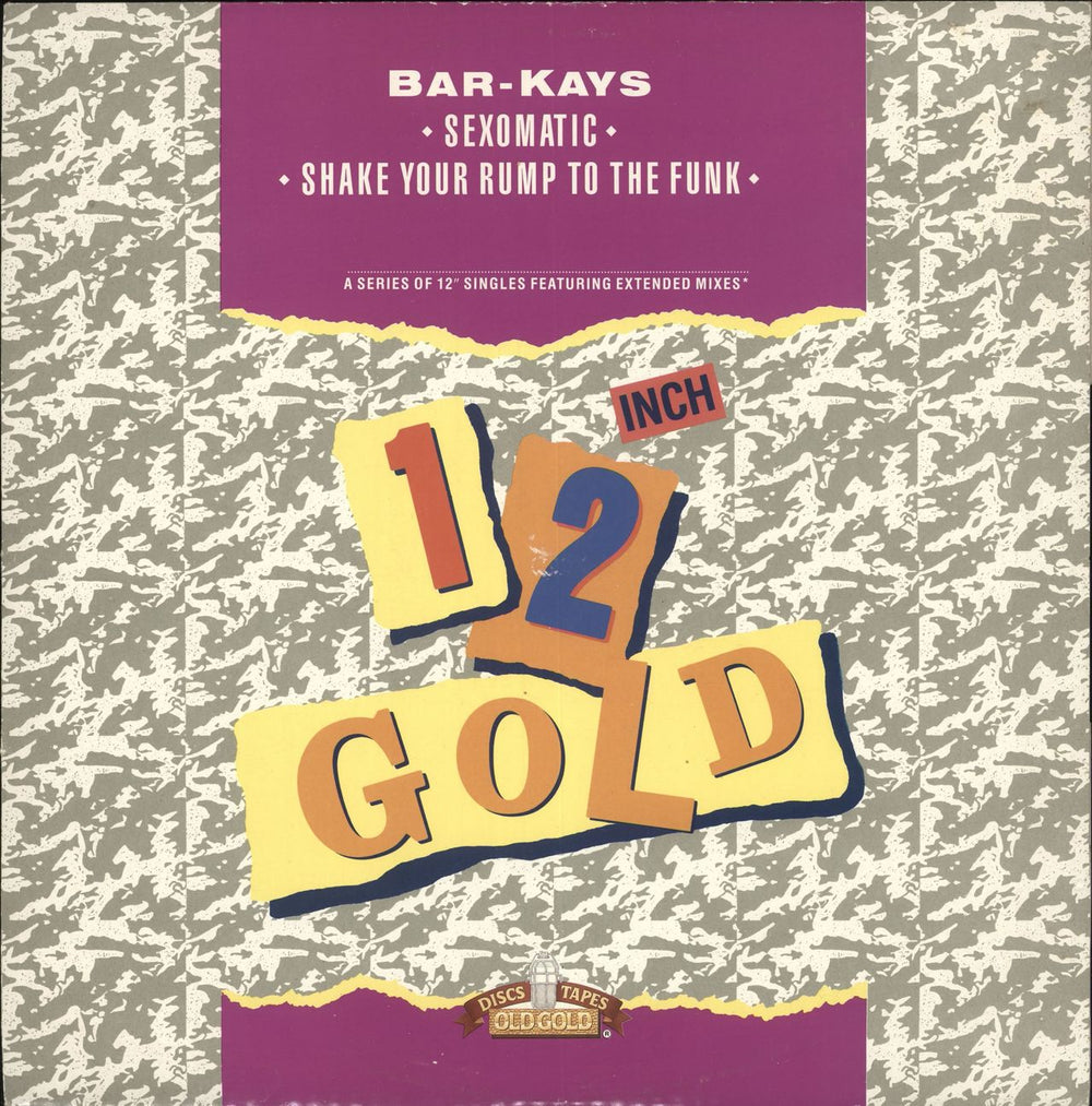 Bar-Kays 12 Inch Gold UK 12" vinyl single (12 inch record / Maxi-single) OG4082