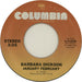 Barbara Dickson January February US 7" vinyl single (7 inch record / 45) 1-11225