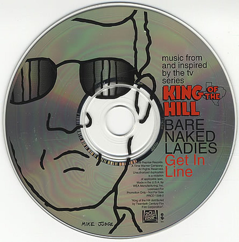 Barenaked Ladies Get In Line US Promo CD single (CD5 / 5") PRCD1398-2