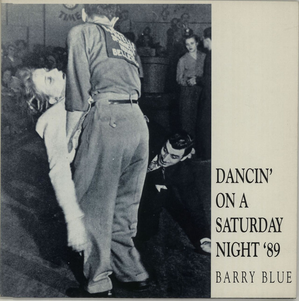 Barry Blue Dancin' On A Saturday Night '89 + Picture Sleeve UK 12" vinyl single (12 inch record / Maxi-single) AWOLT4