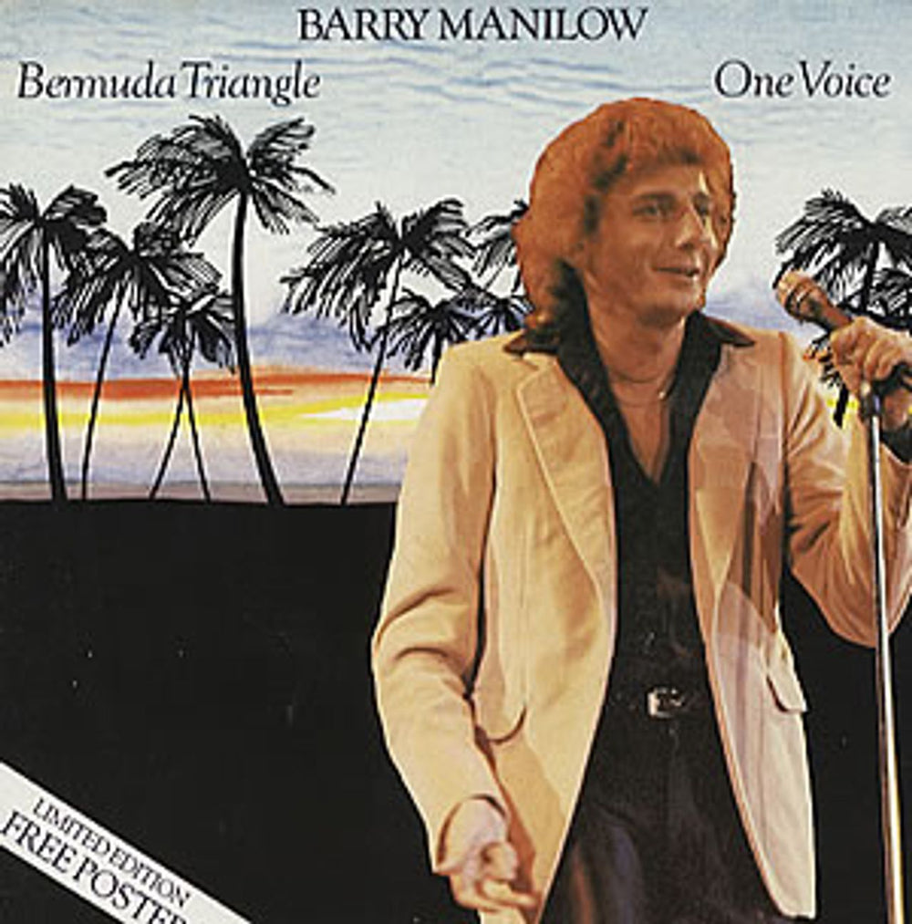 Barry Manilow Bermuda Triangle - Poster Sleeve UK 7" vinyl single (7 inch record / 45) ARIST406