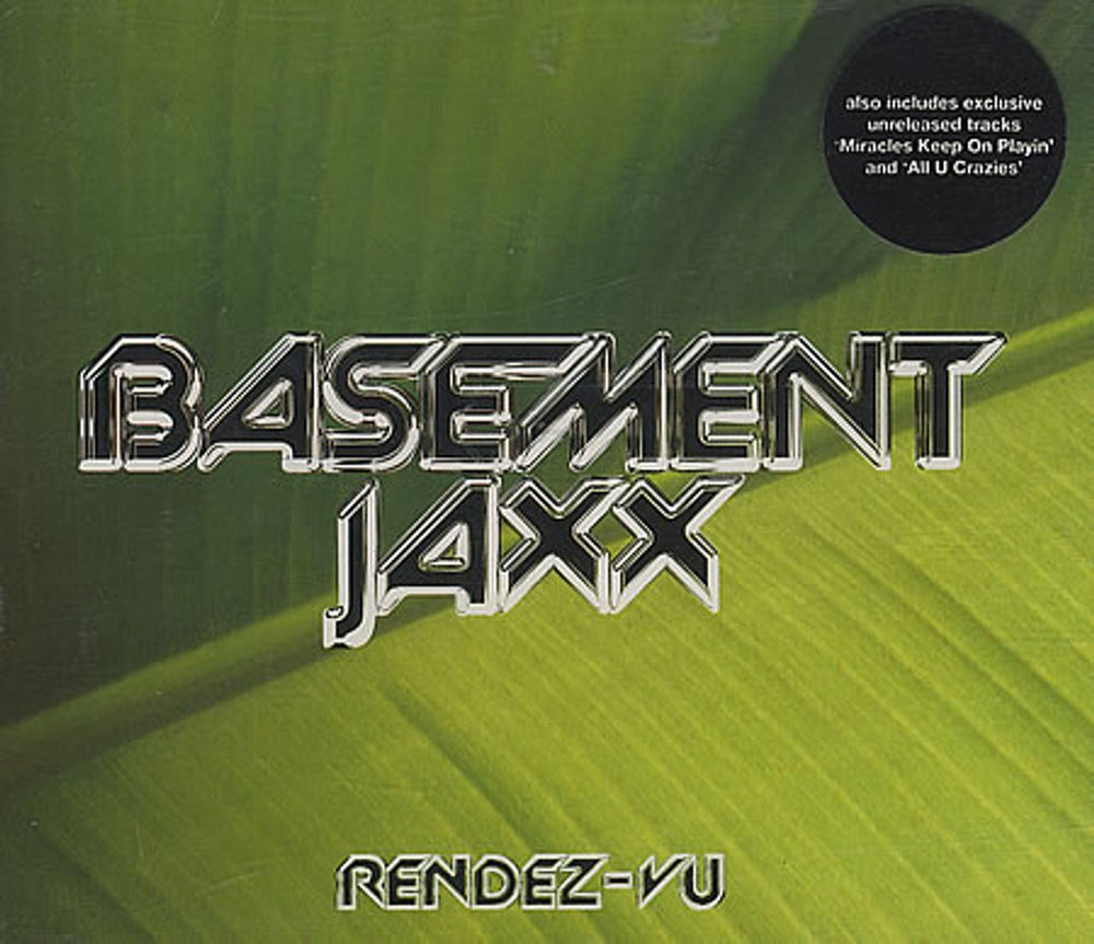 Basement Jaxx Rendez-Vu UK CD single (CD5 / 5") XLS110CD